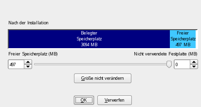 Gre der Windows-Partition wird gendert