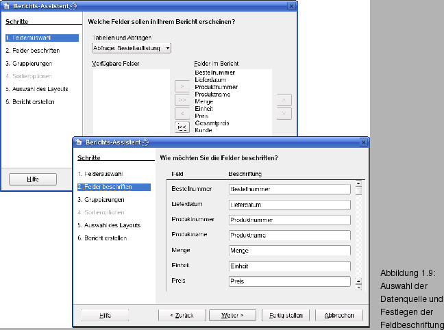 \begin{figure}\vspace{-2pt}
\spfiglii{0.975}{Bld21_15.eps}{Auswahl der Datenquelle und Festlegen der
Feldbeschriftung}{_Ref63925900}
\vspace{-9pt}
\end{figure}