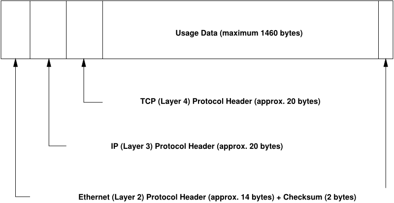 TCP/IP Ethernet Packet