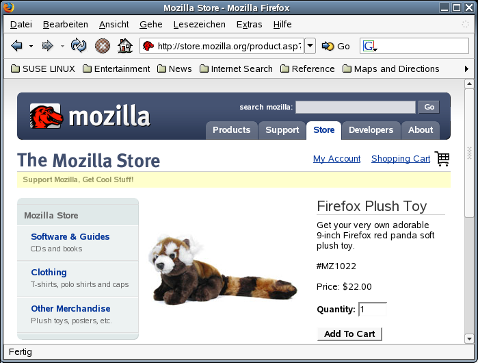 The Browser Window of Firefox