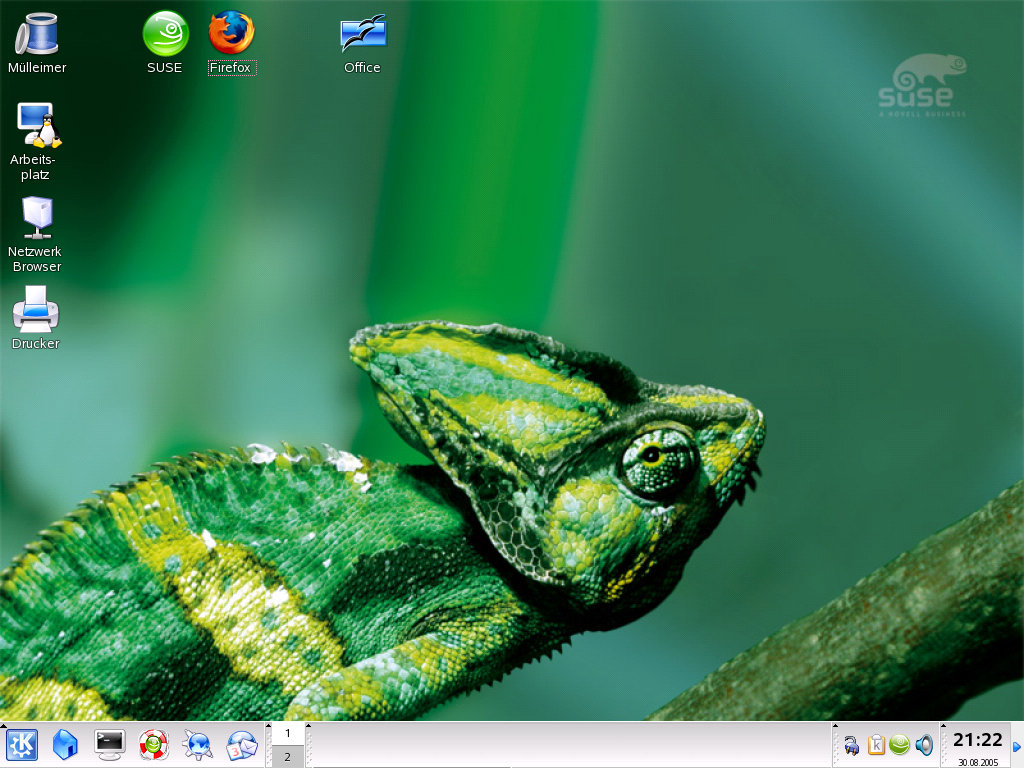 An Example KDE Desktop